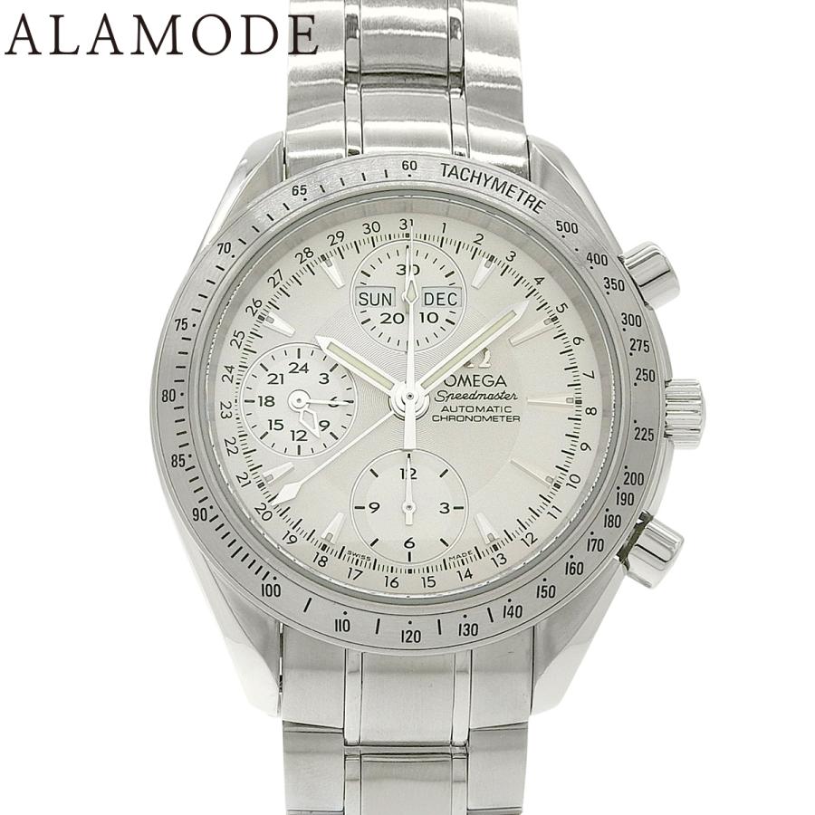 オメガ スピードマスター 3221.30 メンズ 【中古】 OMEGA（オメガ） スピードマスター デイデイト 3221.30 SS シルバー