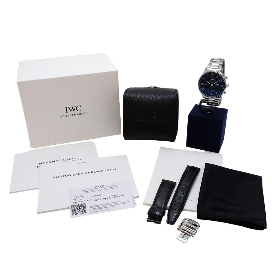 インターナショナル・ウォッチ・カンパニー ボルトギーゼ クロノグラフ IW371606 SS ブルー 自動巻き 41100106169【アラモード】 | IWC SCHAFFHAUSEN | 07