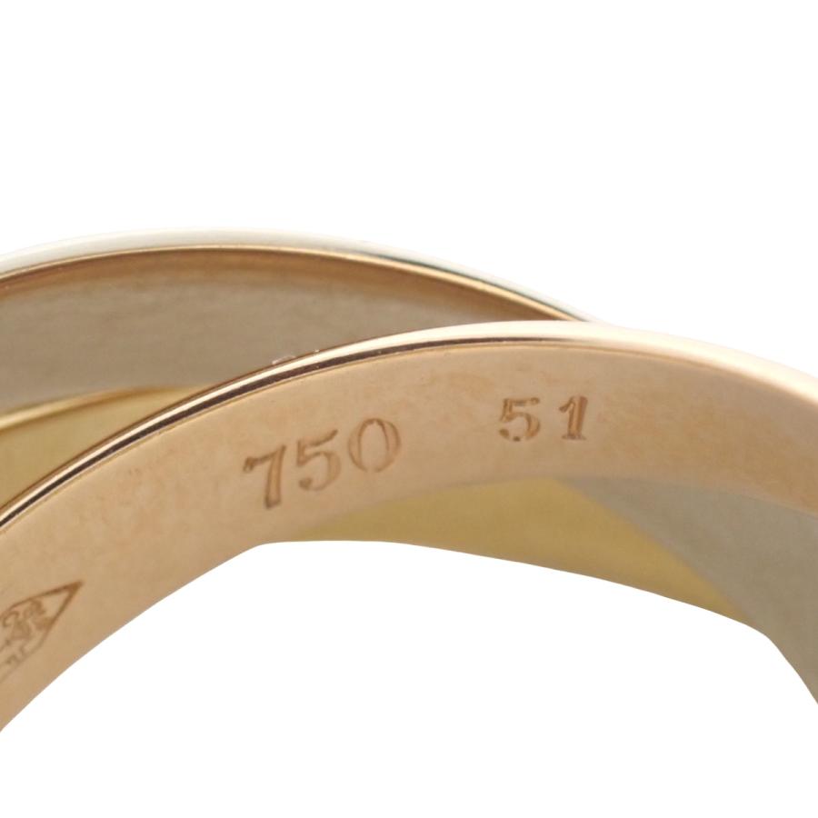 Cartier（カルティエ） les must de Cartier トリニティリング K18YG 