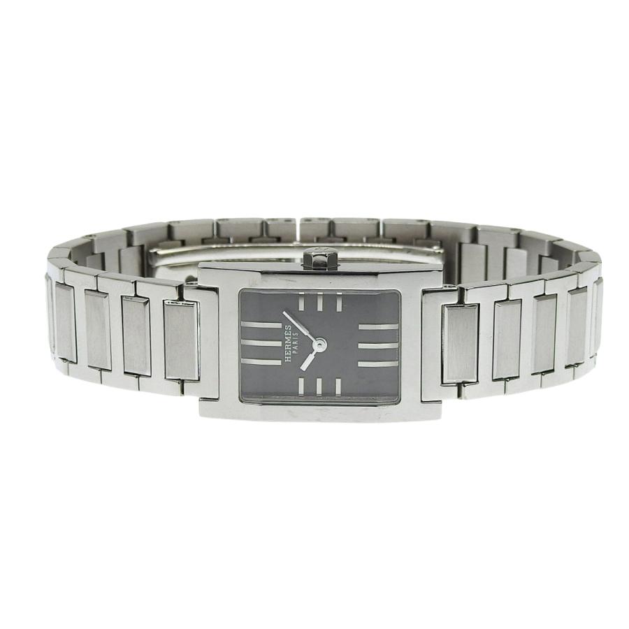 HERMES（エルメス） タンデム TA1.210 SS グレー クオーツ レディース