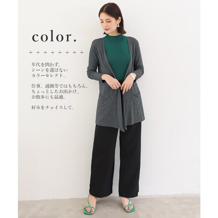 UVカーディガン レディース 冷感 春夏 長袖 オフィス チュニック