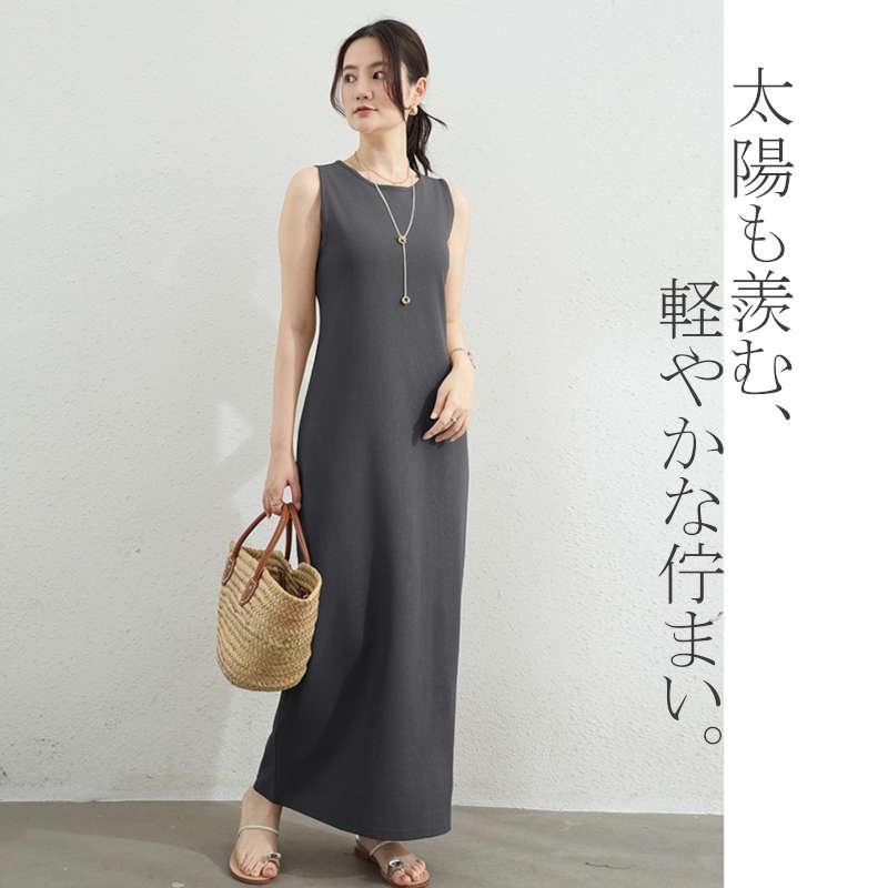 JUNDAISY LIN ノースリーブワンピース　40 DAISY LIN For FOXEY」 ノースリーブワンピース 40 ブラック