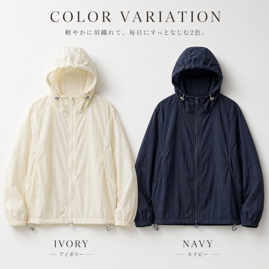 UVカットパーカー レディース 接触冷感 UPF50+ ラッシュガード 薄手