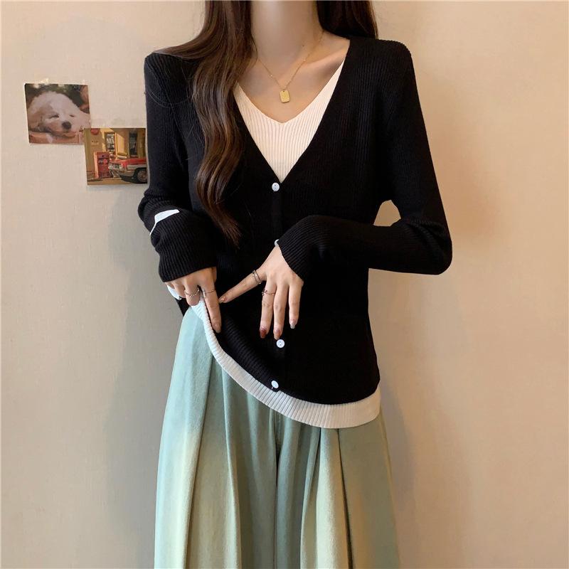 サマーニット レディース 長袖 カーディガン 前ボタン 春 夏 仕事 50代