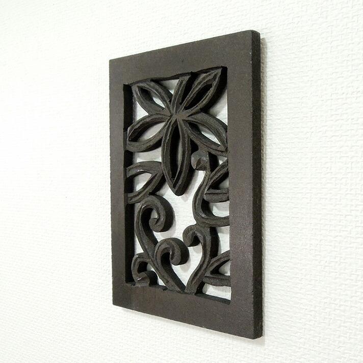 アジアン バリ バリ風 レリーフ 彫刻 ウッドカービング ウッドレリーフ ウッドパネル 壁 アジアン雑貨 インテリア 壁飾り 木製 バリ雑貨 リゾート風 おしゃれ |  | 02