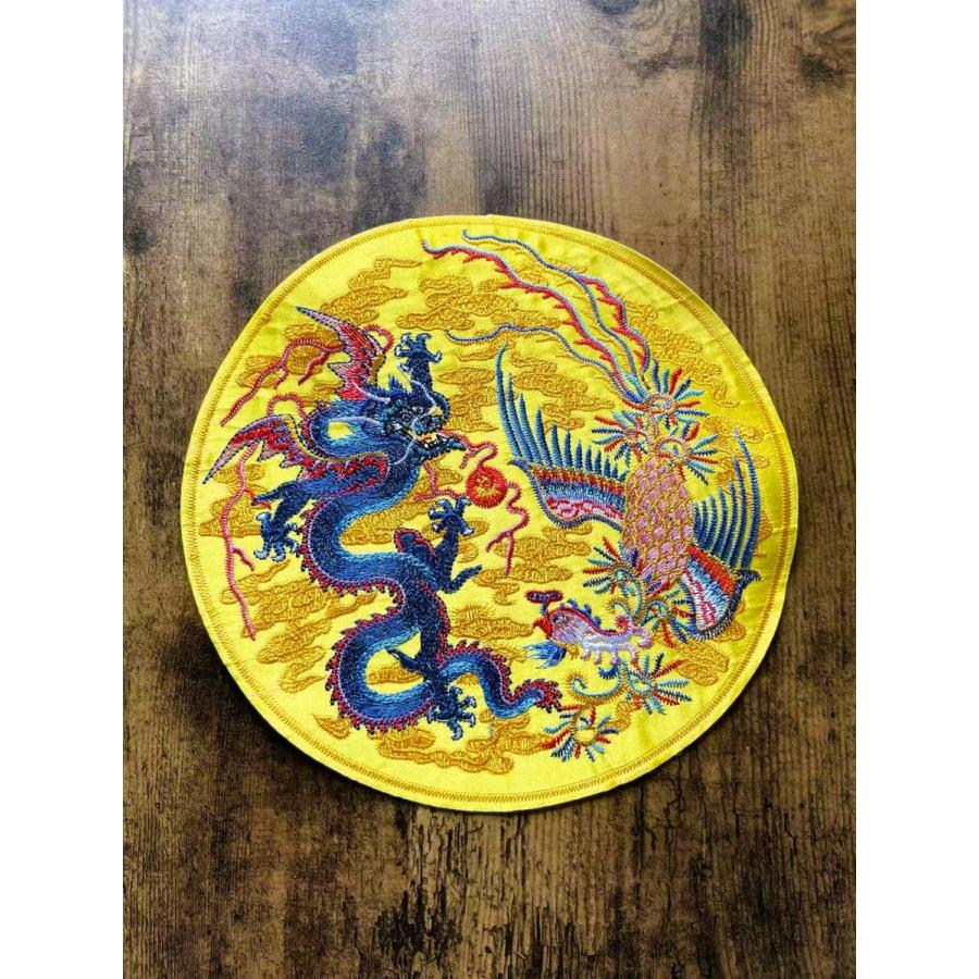ロエン Roen 金糸 刺繍 ワッペン スカル イーグル フェザー 鷲 羽 帽子 