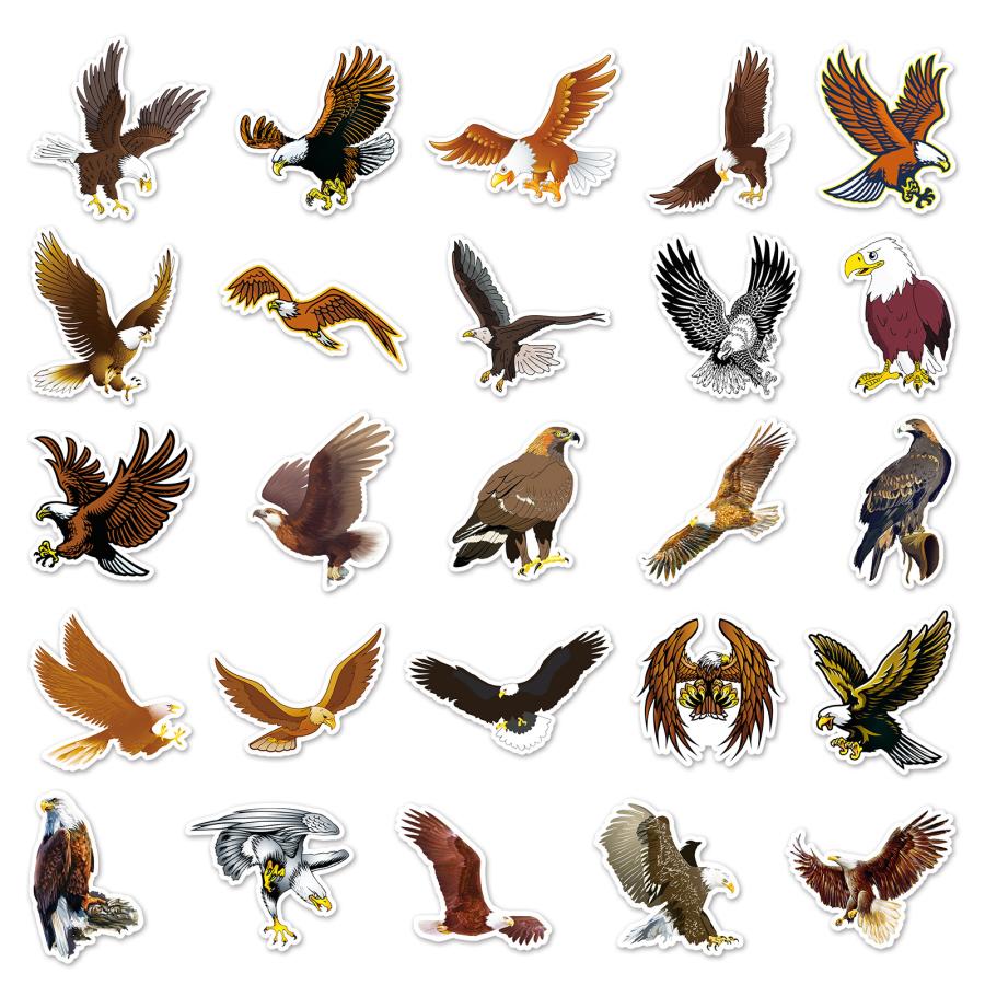 鷹 タカ 隼 ハヤブサ 鳥 シール ステッカー50枚y 2110 G Q 通販 Yahoo ショッピング