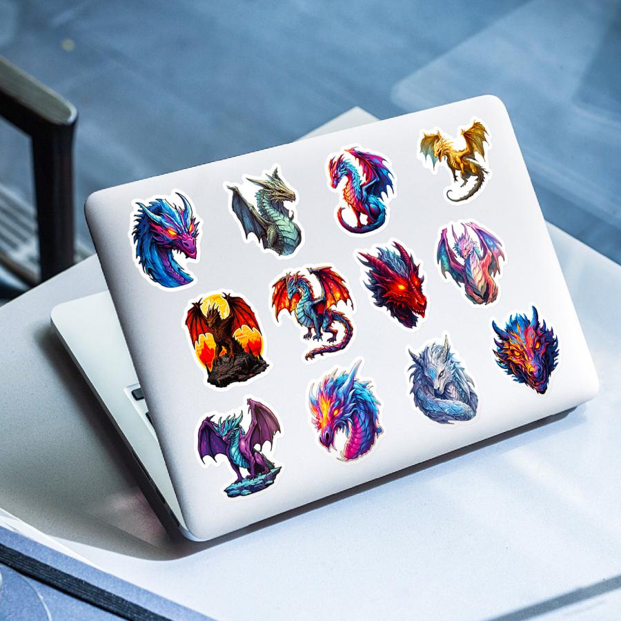 ドラゴン dragon 龍 竜 伝説 シール ステッカー50枚BPA : G&Q - 通販