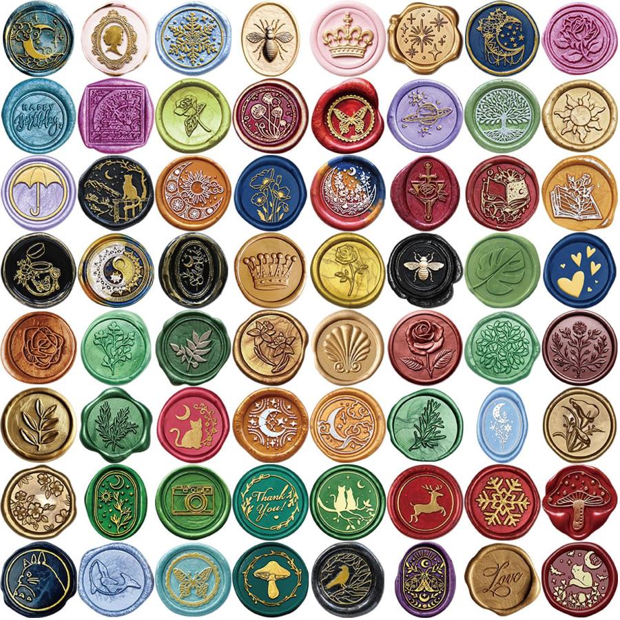 封蝋 シーリングワックス風 スタンプ バージンシール 封印 封緘 封