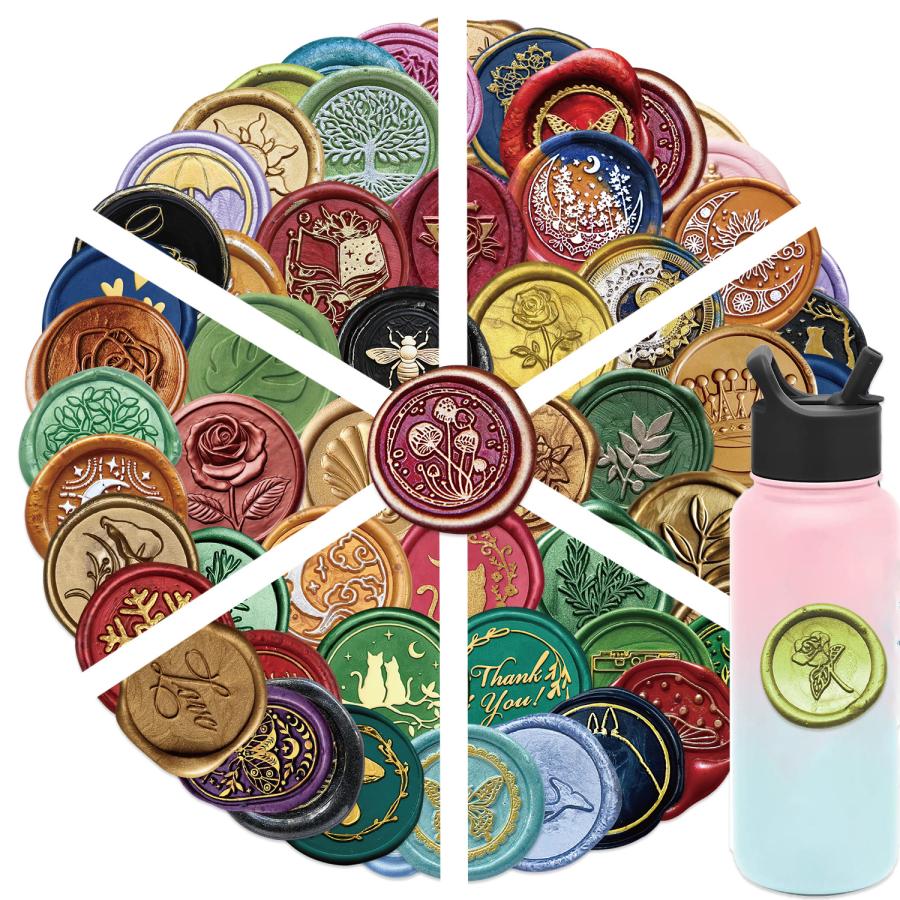 封蝋 シーリングワックス風 スタンプ バージンシール 封印 封緘 封