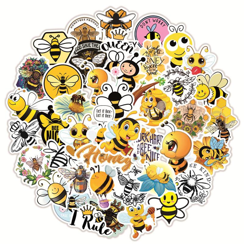 ミツバチ 養蜂 ハチ 蜂 昆虫 昆虫学 昆虫採集 かわいい 幼稚園 弁当箱 水筒 紛失防止 手帳カスタム シール ステッカー50枚eh G Q 通販 Yahoo ショッピング