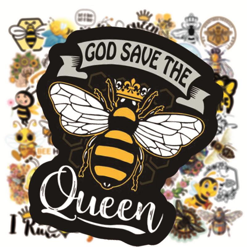 ミツバチ 養蜂 ハチ 蜂 昆虫 昆虫学 昆虫採集 かわいい 幼稚園 弁当箱 水筒 紛失防止 手帳カスタム シール ステッカー50枚eh G Q 通販 Yahoo ショッピング