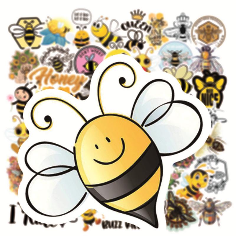 ミツバチ 養蜂 ハチ 蜂 昆虫 昆虫学 昆虫採集 かわいい 幼稚園 弁当箱 水筒 紛失防止 手帳カスタム シール ステッカー50枚eh G Q 通販 Yahoo ショッピング