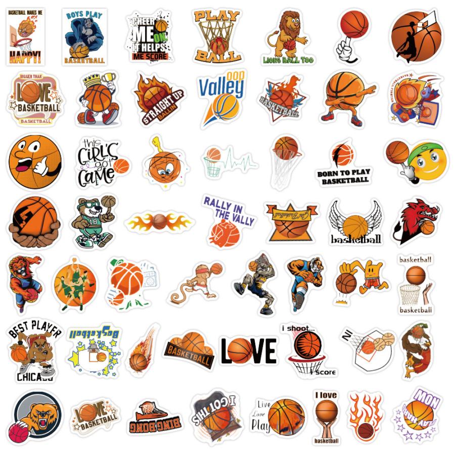 バスケットボール バスケ サークル スラムダンク シール ステッカー100
