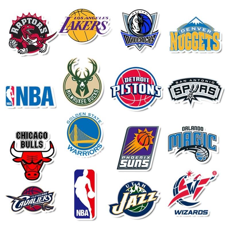 NBAチーム ロゴ一覧 エンブレム バスケットボール ステッカー シール32枚B｜alanzoe｜02