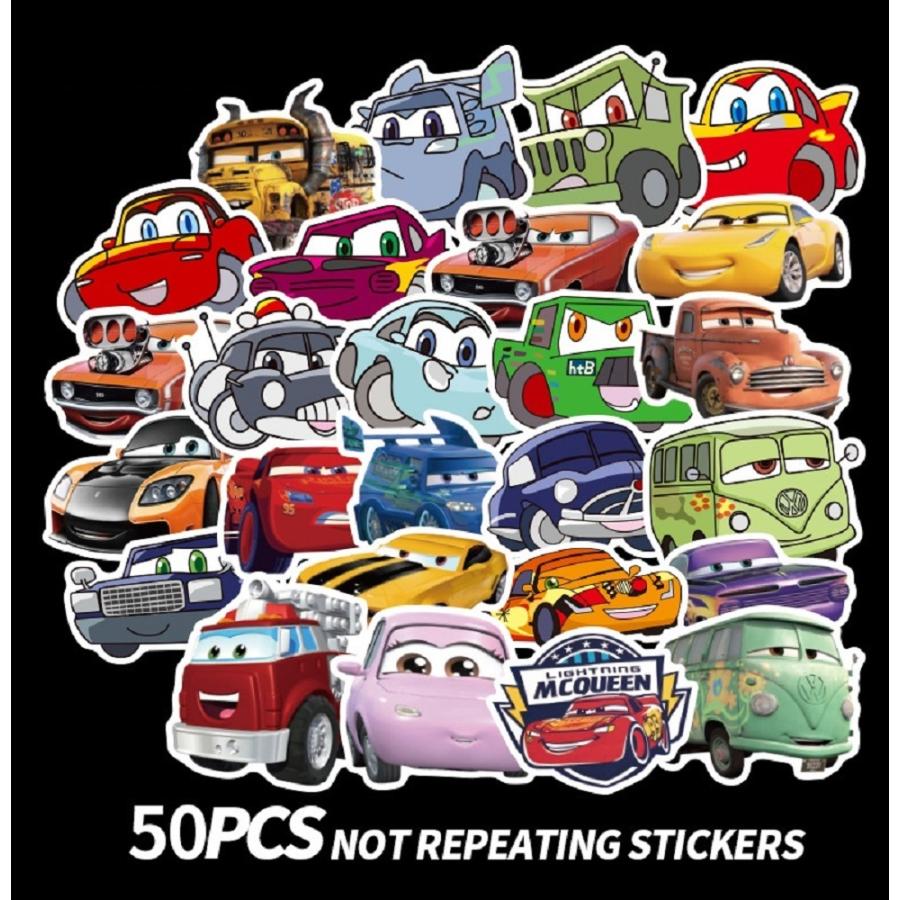 カーズ Cars アメコミ トミカ おもちゃ車 アメリカ映画漫画アニメ 防水ステッカー５０枚 Groups2i Com
