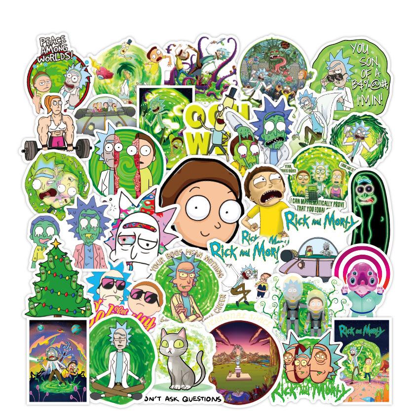 リック アンド モーティ Rick And Morty アメコミ 漫画 アニメ シール ステッカー50枚 Az G Q 通販 Yahoo ショッピング