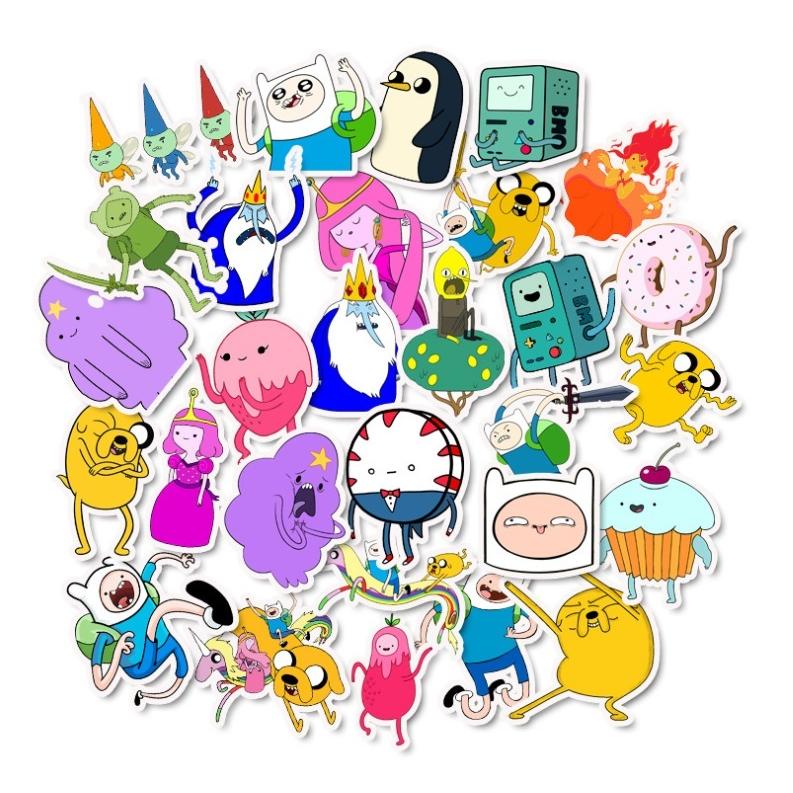 日本未発売 アドベンチャー タイム Adventure Time アメコミ アメリカ人気漫画 アニメ ステッカー50枚b Hanely Com Br