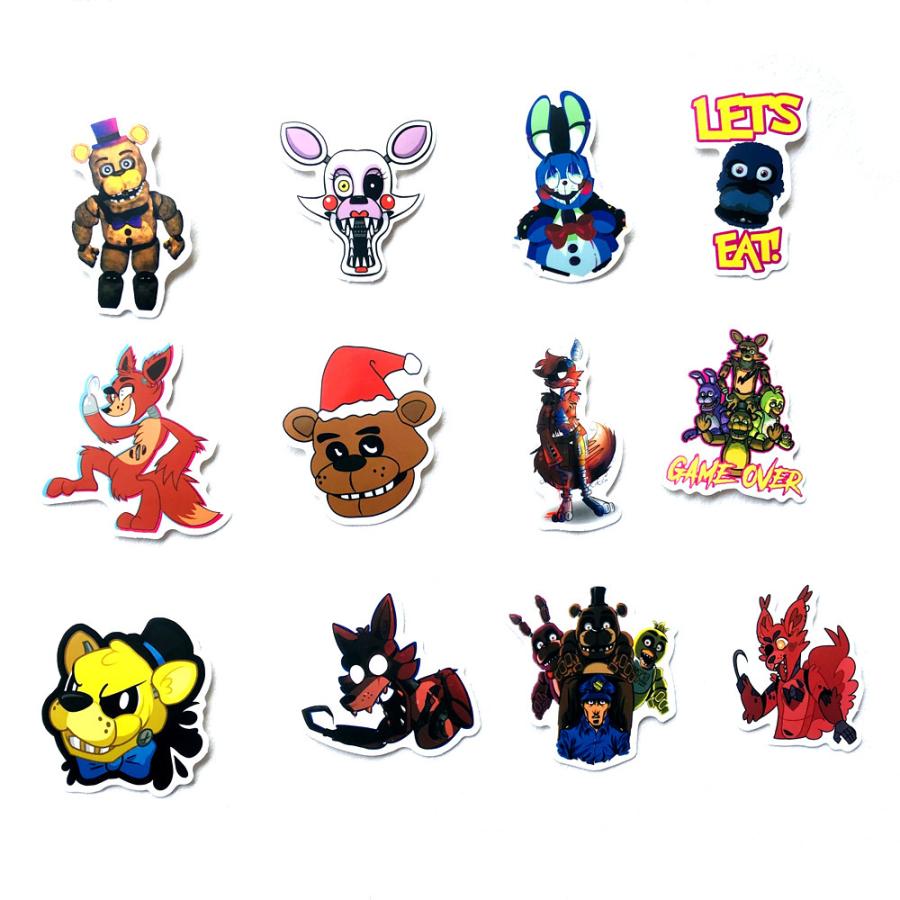 Five Nights At Freddy S ファイブナイツアットフレディーズ2 ホラーゲーム 人気ゲーム スマホゲーム ステッカー50枚b Az18 G Q 通販 Yahoo ショッピング