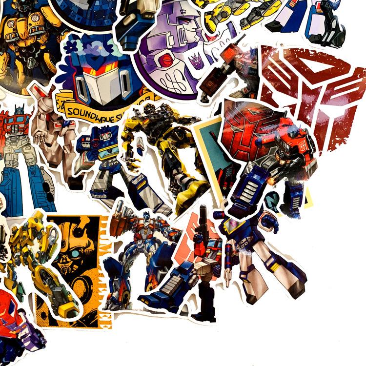 ザ ヘッドマスターズ トランスフォーマー アメリカアニメ 高級な 海外アニメ ステッカー50枚b 映画 洋画 シール