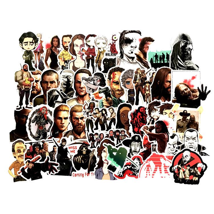 ウォーキング デッド The Walking Dead ゾンビ 人気海外ドラマ シール ステッカーボム デカール ステッカー50枚ct Az G Q 通販 Yahoo ショッピング