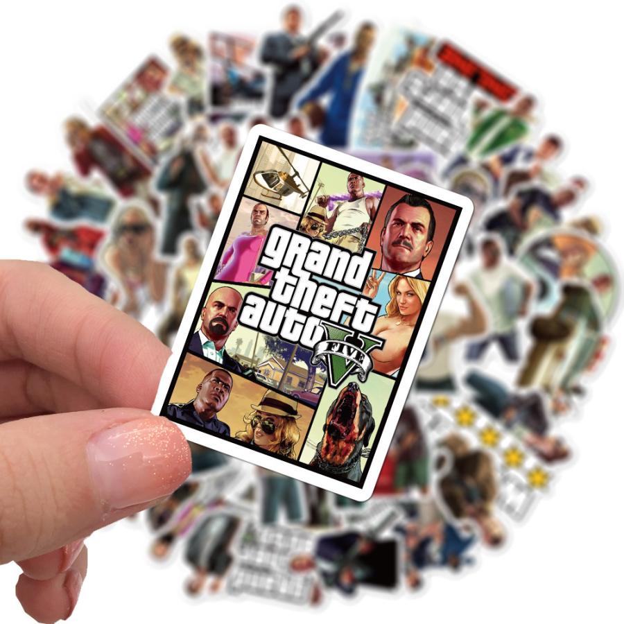 グランド セフト オートシリーズ Grand Theft Auto Gta5 Gtav グラセフ5 グラセフv トレバー フィリップス 人気ゲーム テレビゲーム シール ステッカー50枚 Az G Q 通販 Yahoo ショッピング