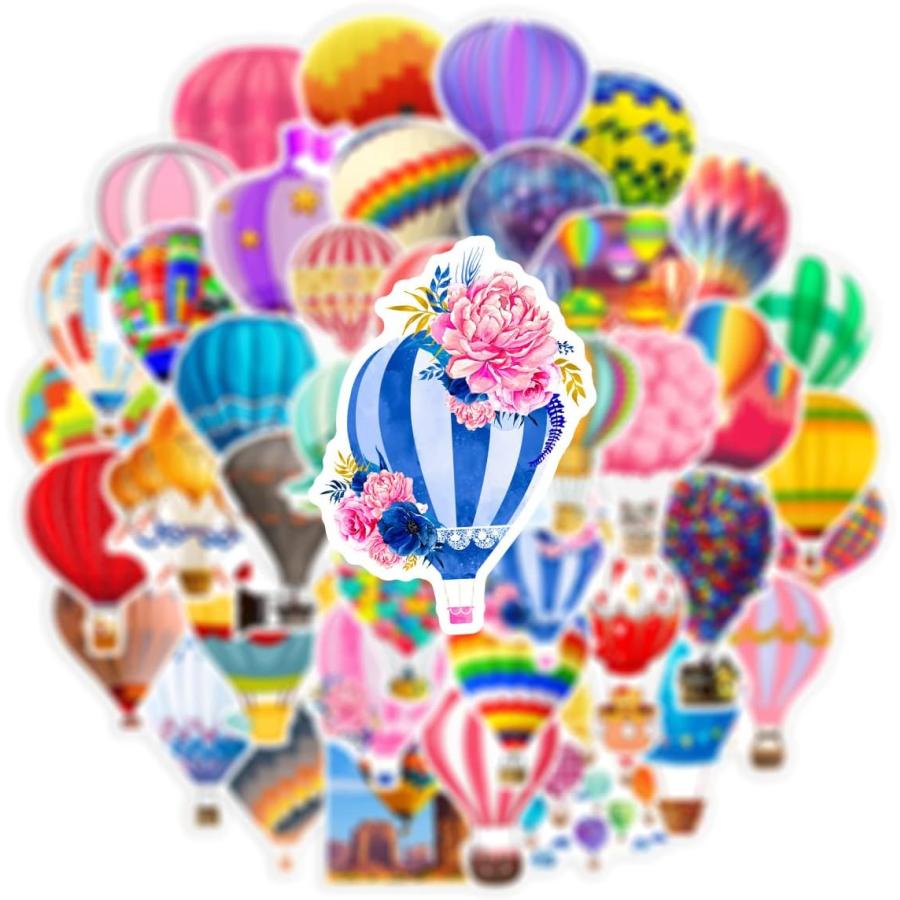 シーグラスアート『 Colorfulな気球に乗って•*¨*•.¸♬︎』 熱気球 ガス気球 ロジェ気球 気球 スカイスポーツ 空遊び 遊覧飛行