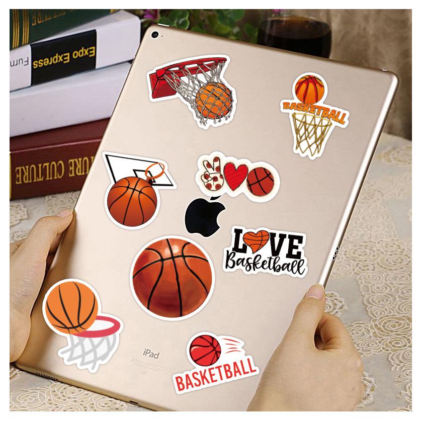 バスケットボール NBA バスケ ドリブル シール ステッカー50枚JB : G&Q