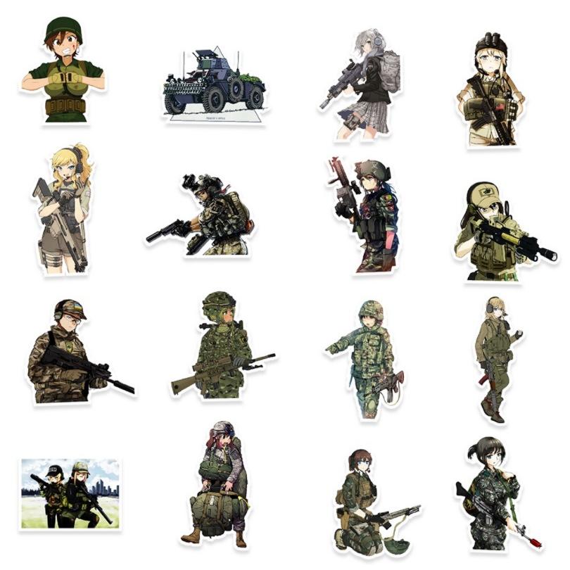 女戦士 戦闘員 女性自衛官 軍事 戦争 軍服 自衛隊 グッズ かわいい サバイバル サバゲー シール ステッカー50枚 Az G Q 通販 Yahoo ショッピング