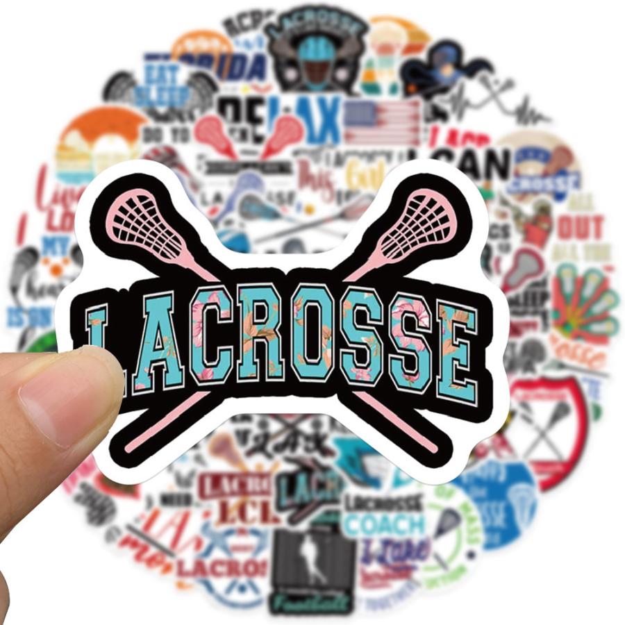 ラクロス　Lacrosse　クロス　カナダ国技　スポーツ　シール　ステッカー50枚｜alanzoe｜05