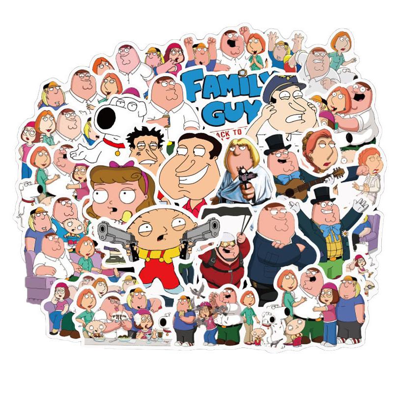 ファミリー ガイ Family Guy 家庭思いの男 アメリカアニメ 人気キャラクター ステッカー100枚 Az2410 G Q 通販 Yahoo ショッピング