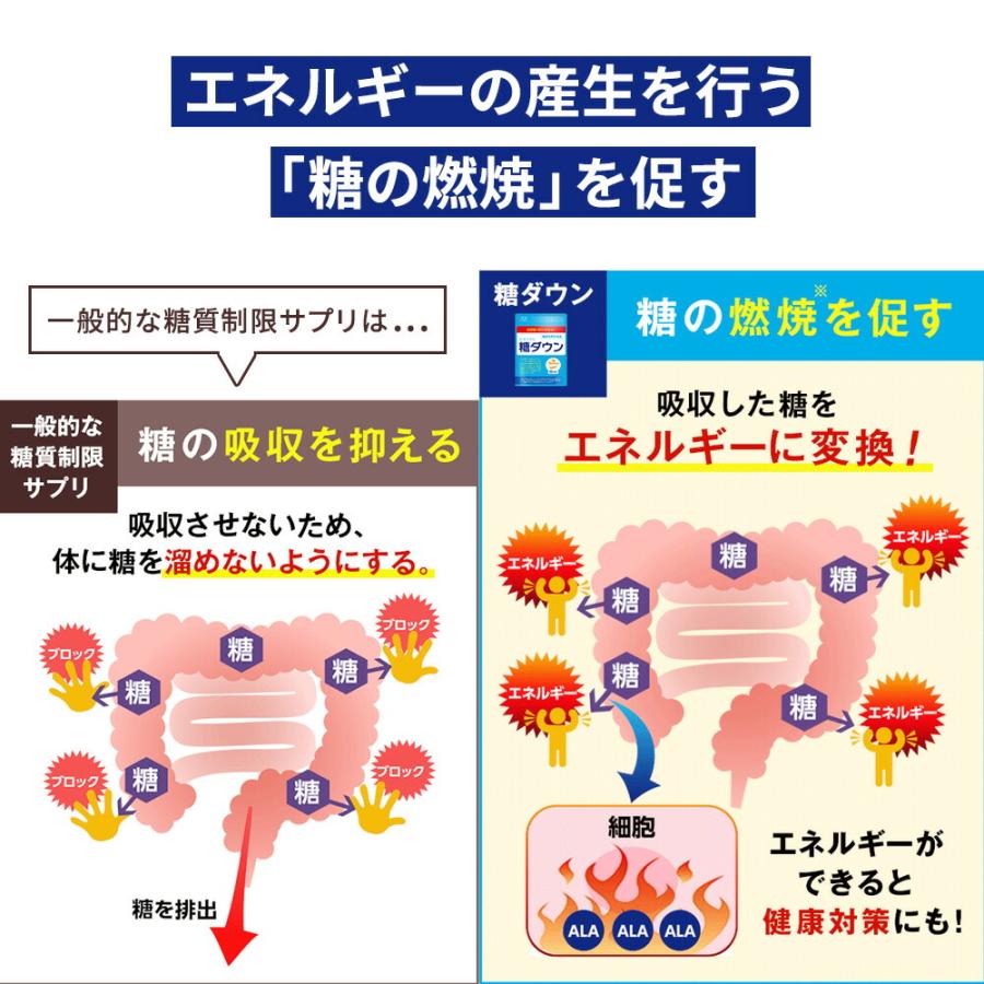 糖ダウン 30日分 × 3袋　合計90日分　5-ALA配合 Amazon | アラプラス 糖ダウン アラシア (30日分 30粒) 血糖値が高めの