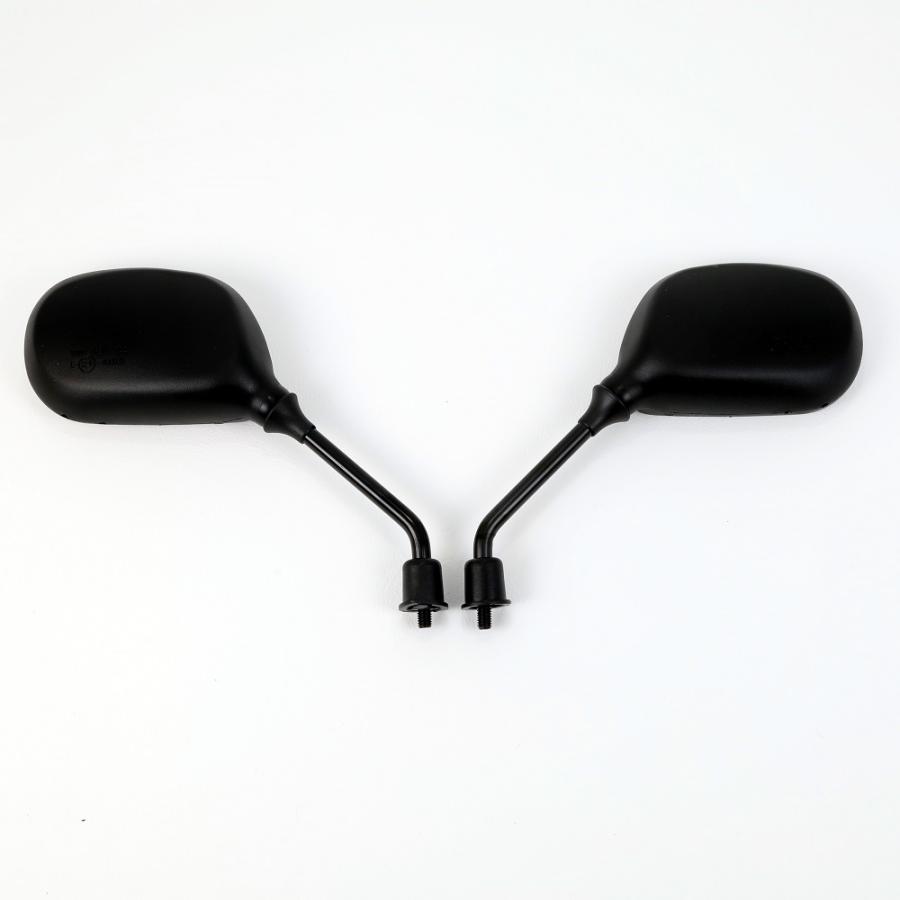 バックミラー/スクーター用楕円/ 逆ネジ8mm 左右セット Eマーク取得