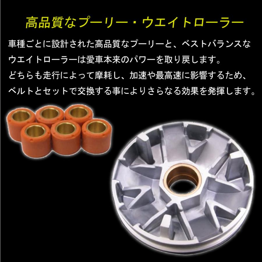 送料無料 VOX/XF50/ボックス ハイスピードプーリー/日本製ドライブベルト CVTキット |  | 02