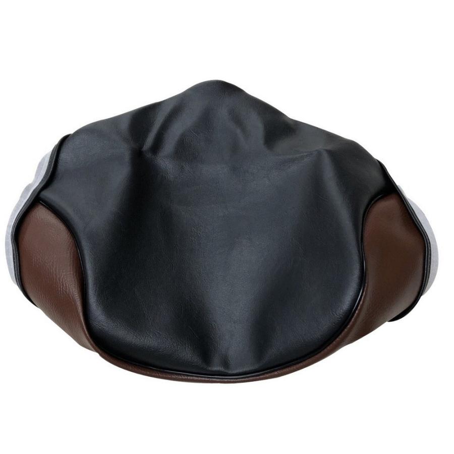 リトルカブ (C50) シート/カバー/生地/表皮 黒/茶 張替え 純正シート