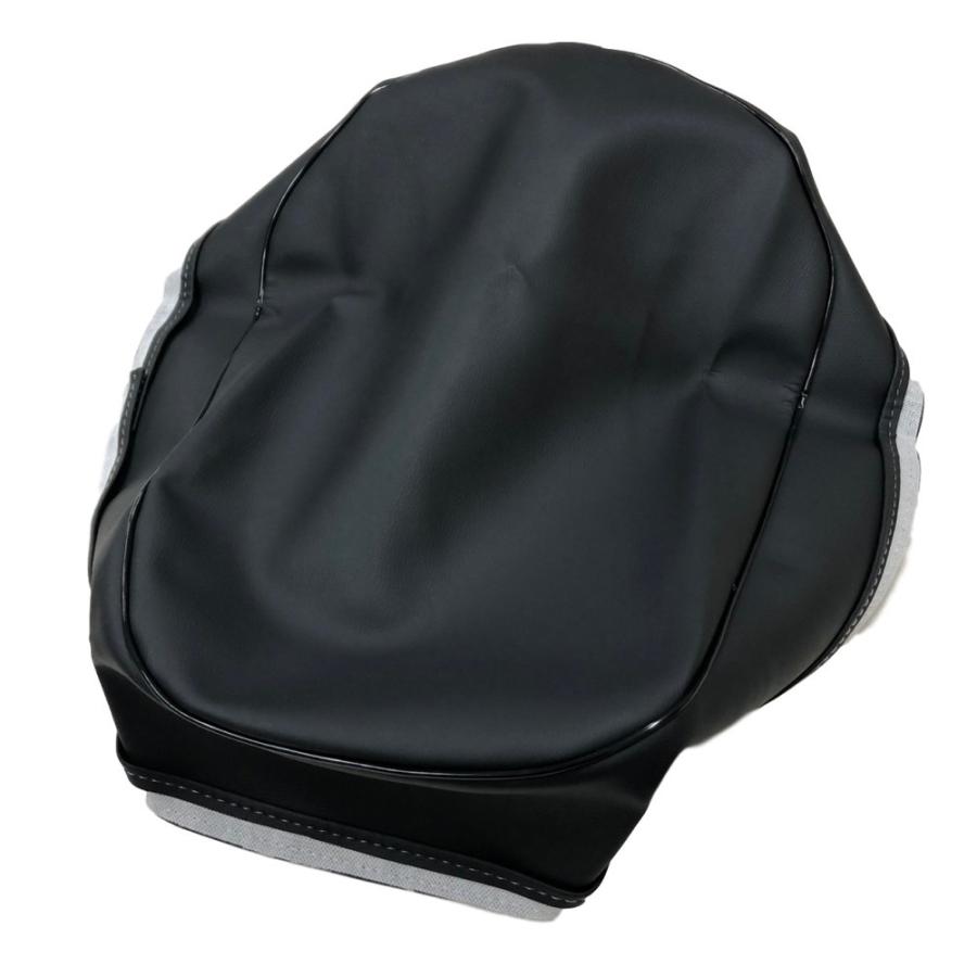 ダックス50 (6V)B シート/カバー/生地/表皮 黒 張替え 純正シート 対応