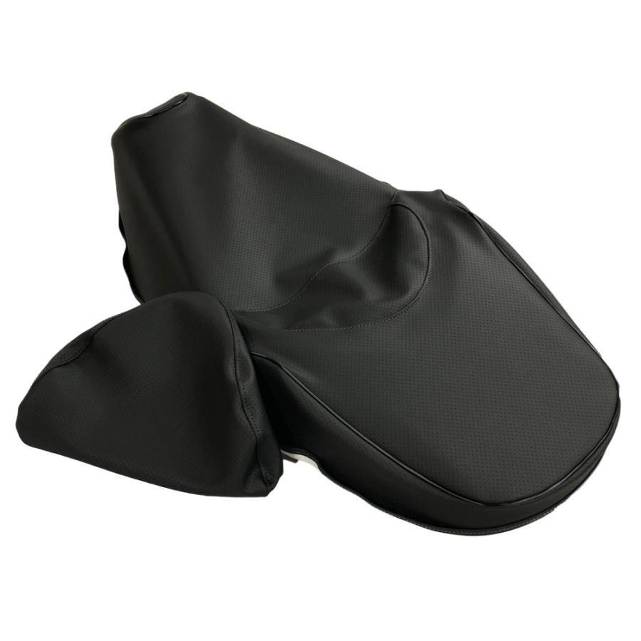 フォルツァ/MF06 シート/カバー/生地/表皮 エンボス生地 黒 張替 純正