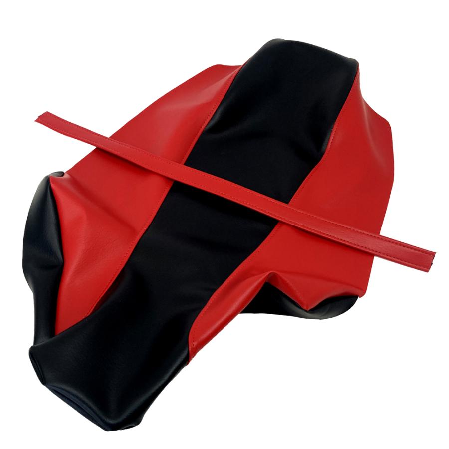 HONDA XR250 MD30 2007年 後期型 黒/赤 専用設計 国産シートカバー (張替タイプ) (バイクシート神戸オリジナル限定商品）