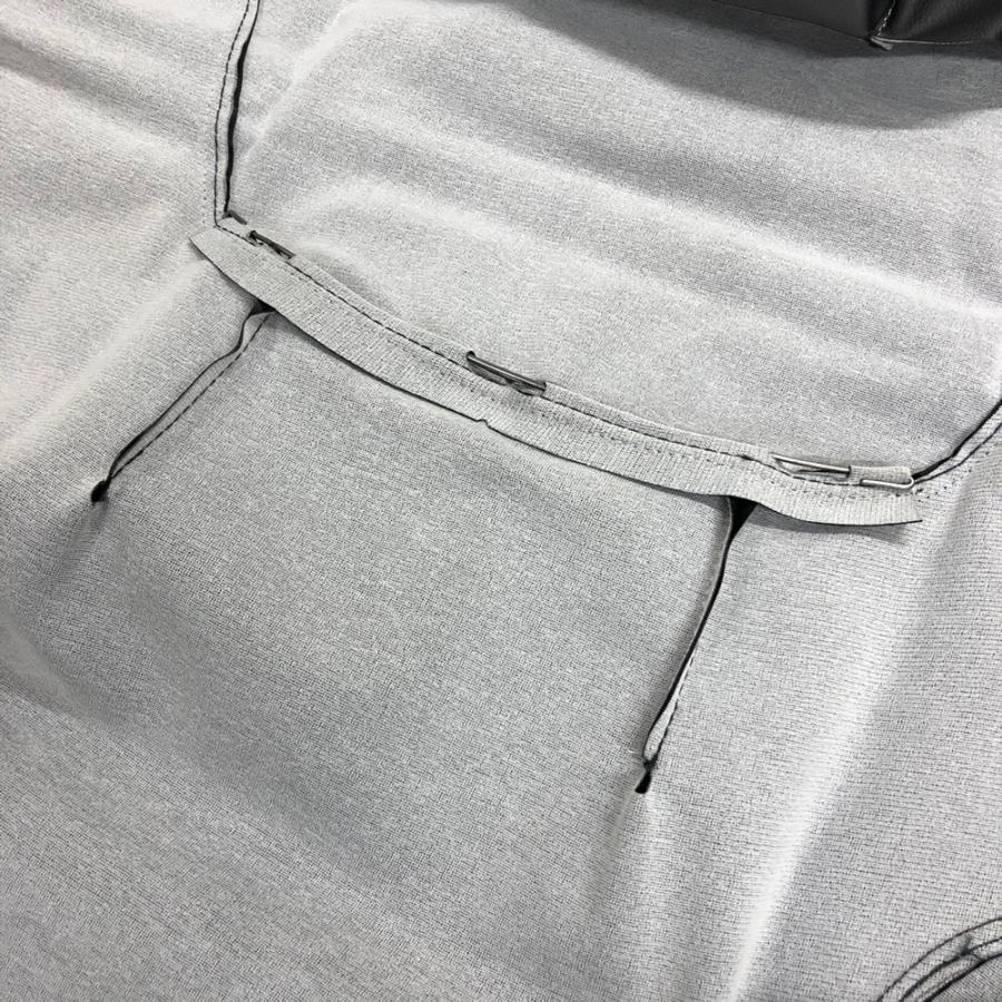 送料無料 RV125 キャブ (SYM) シート/カバー/生地/表皮 黒 張替え 純正シート 対応 補修用 国産_2