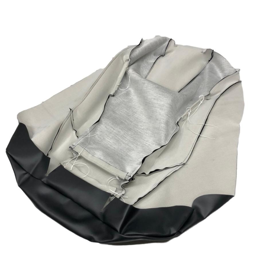 送料無料 マジェスティ250(5GM)前後 シート/カバー/生地/表皮 黒