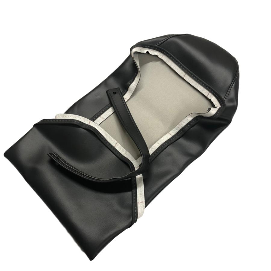 送料無料 VT250FC(MC08) シートカバー 黒 張替え 純正シート 対応 日本