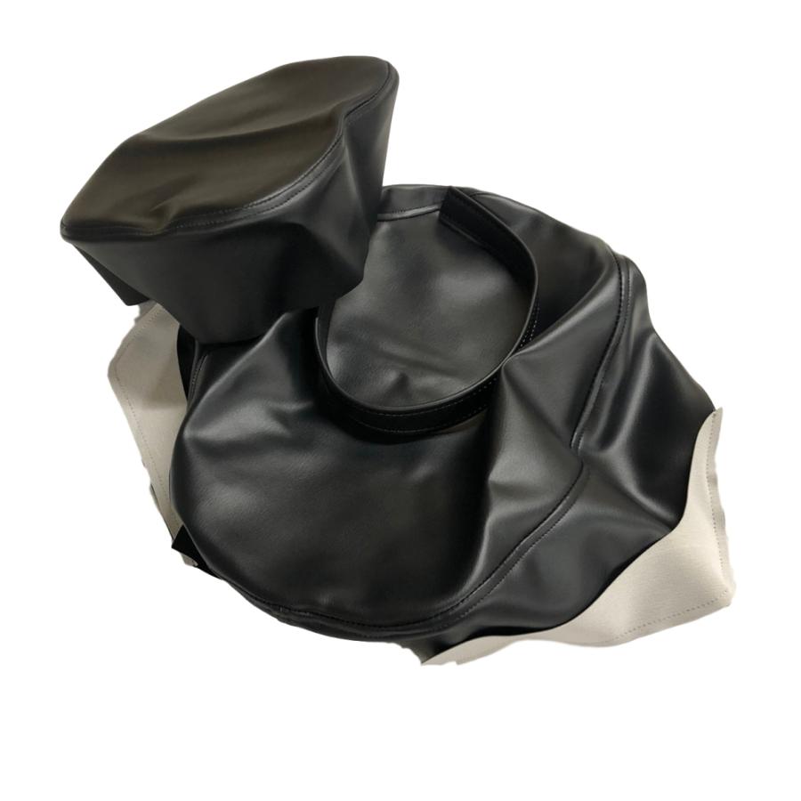 送料無料 スティード400(NC26後期型) シートカバー 黒 張替え 純正