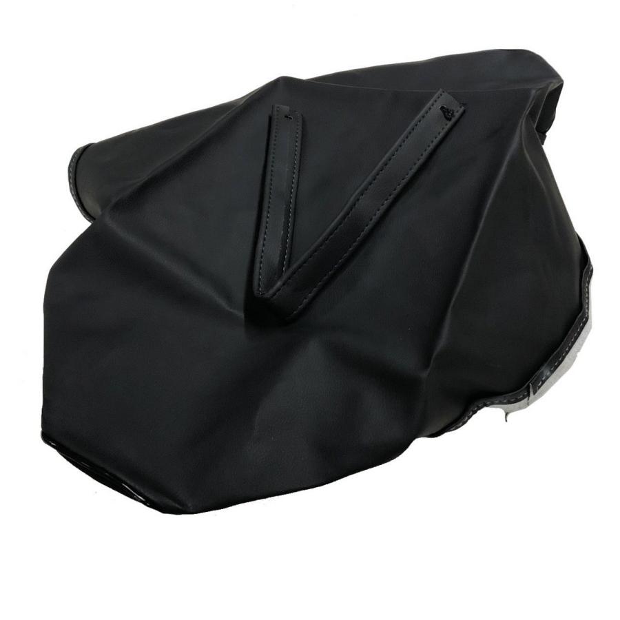 送料無料 シャリー70 角ライト 12V シートカバー 黒 張替え 純正シート