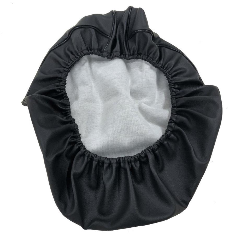 タクトメットイン(AF16) シートカバー 黒 被せるタイプ 純正シート