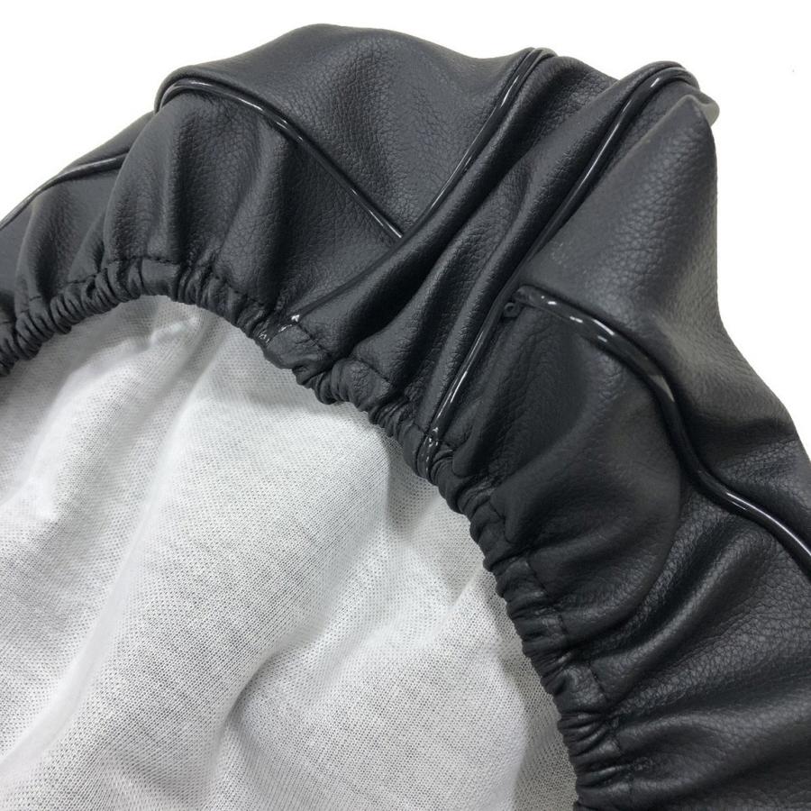 タクトメットイン(AF16) シートカバー 黒 被せるタイプ 純正シート