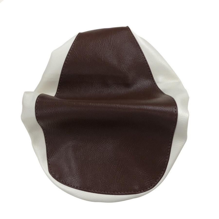 ジョルノ(AF24) シートカバー 茶/白 被せるタイプ 純正シート 対応