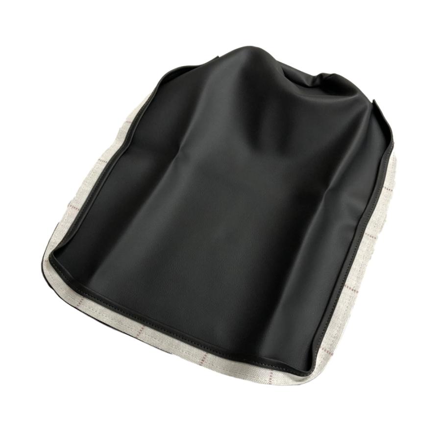 張り替え作業+色が選べる) NS50F シート/カバー/生地/表皮 黒 純正