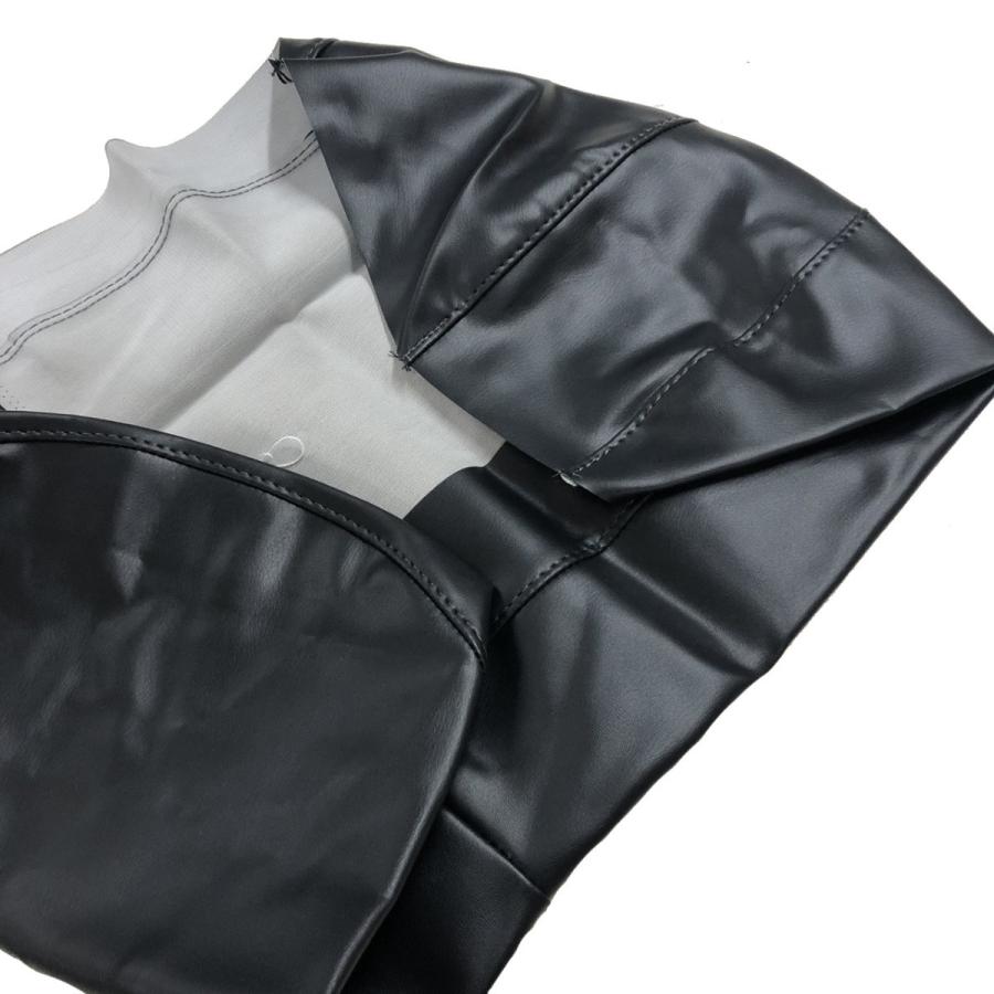 ブロード キャビーナ 50cc/90cc シートカバー 引張紐付き 黒/ステッチ