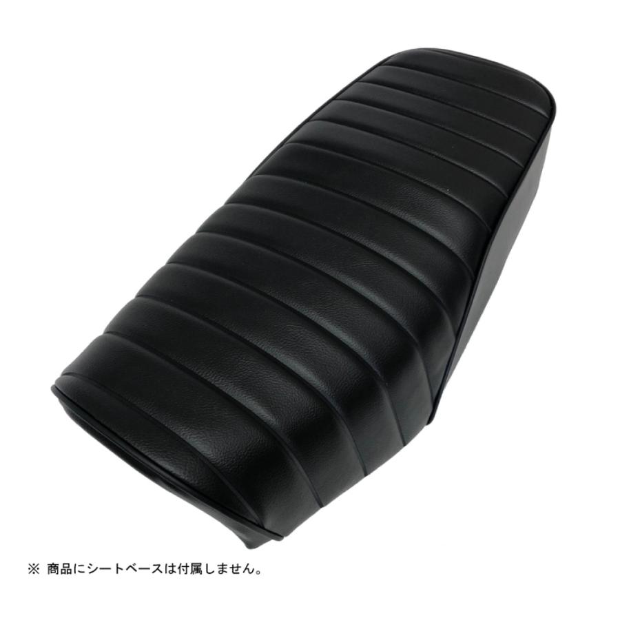送料無料 GN125 タックロール シートカバー 座面:黒/パイピング 送料無料 GN125 タックロール シートカバー 座面:黒/パイピング