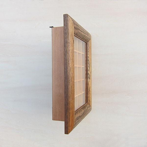 シンブル ケース 指貫 木製 立体額 （前開き 古木） : アルバ